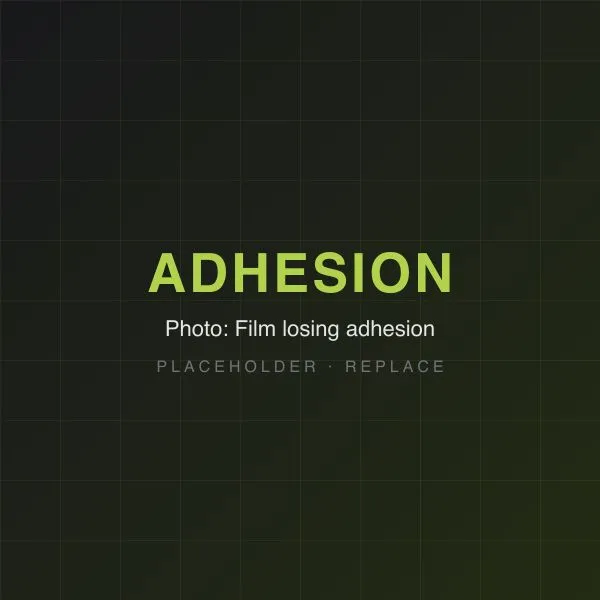 Loss of adhesion